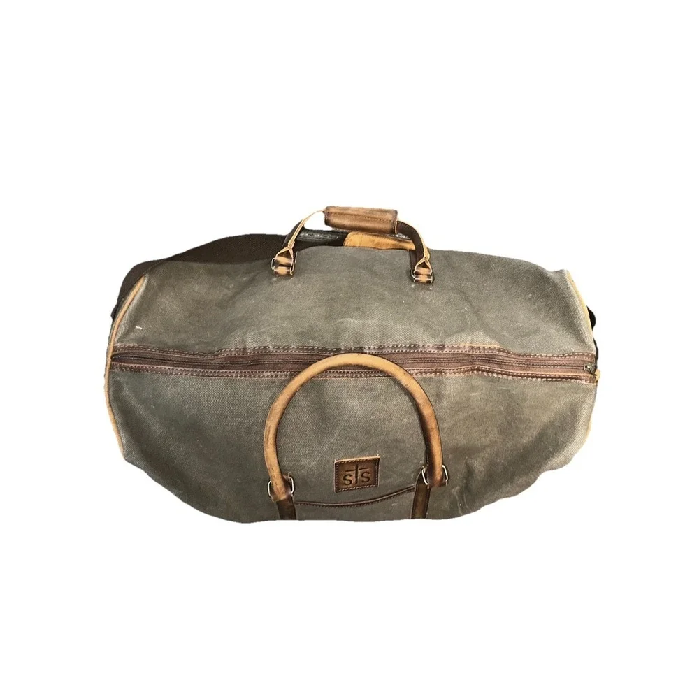 STS Trailblazer Canvas Duffle Bag Large Rugged Heavy Duty
